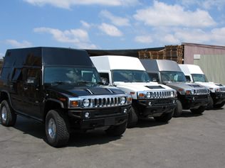 Hummers with jammers installed